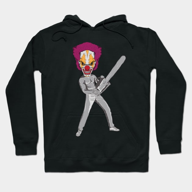 Scary Killer Clown Hoodie by AngelFlame